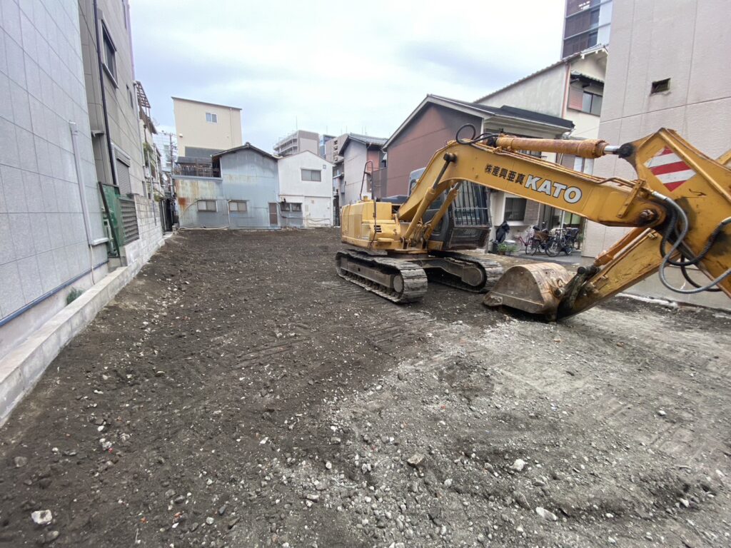 大阪市中央区谷町6丁目　鉄骨解体工事